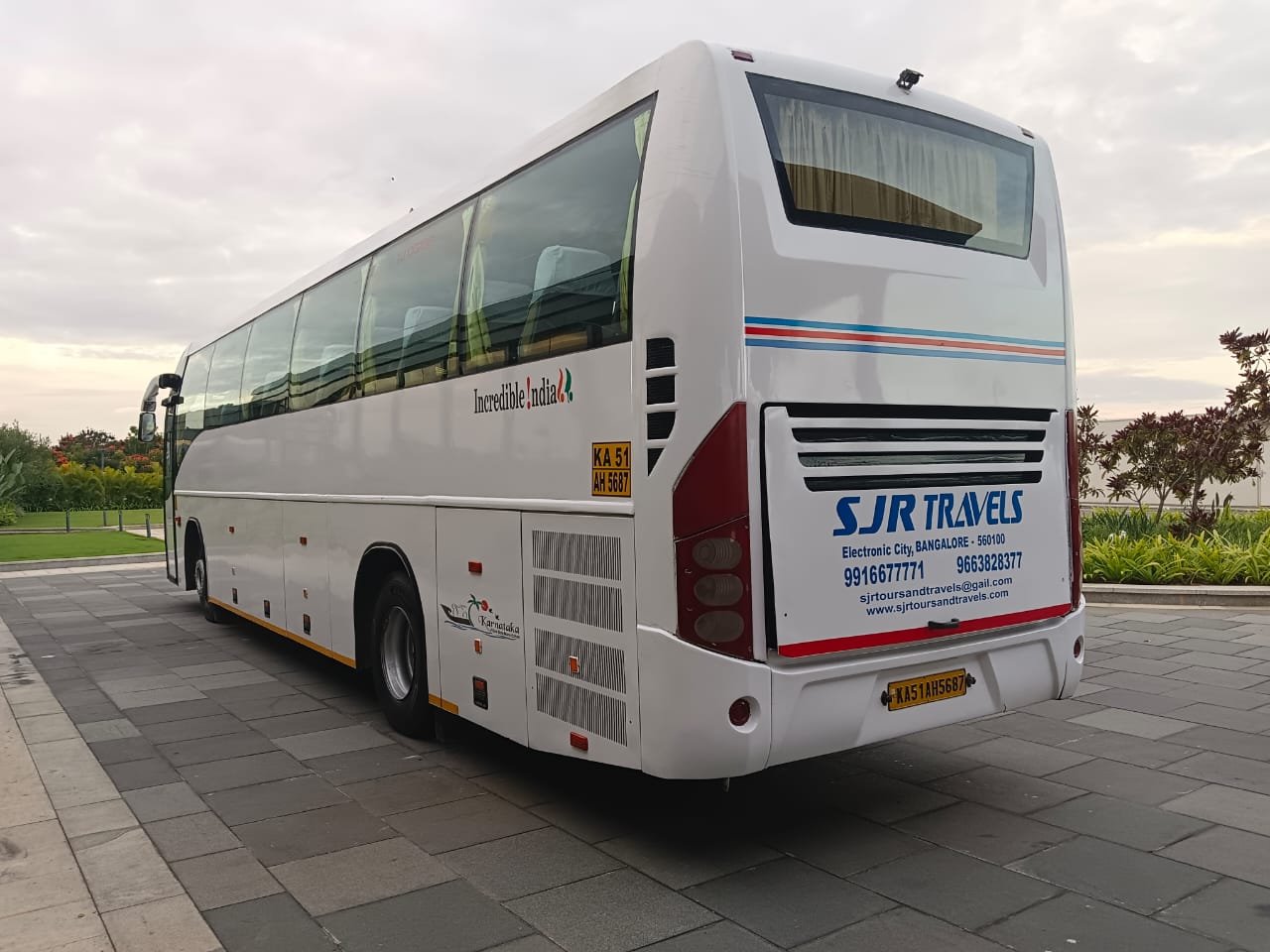 SJR Tours and Travels luxury coach & bus